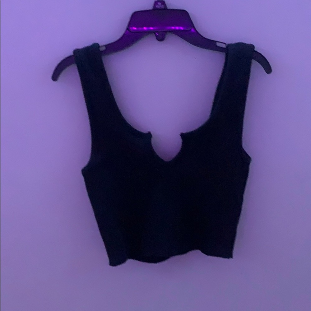 black tank top